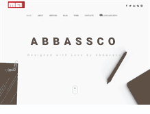 Tablet Screenshot of abbassco.com